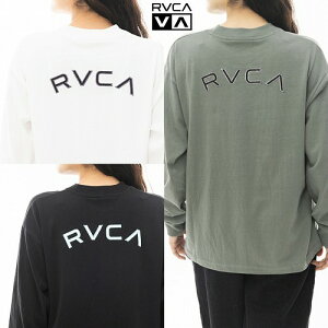 [J RVCA fB[X OX[uTVc T TVc LADYs FAKE RVCA LOGO L/S Tee/BE043-053