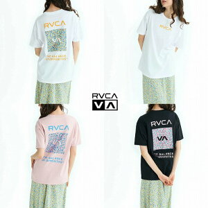 ���[�J ���f�B�[�X ����T�V���c RVCA FLOWER WAVE BOX LOGO LOOSE FIT S/S TEE BF04C200�l�R�|�X����!
