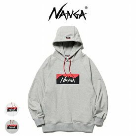 ナンガ エコハイブリッド ボックスロゴ スウェットフーディー パーカー（裏毛）NANGA ECO HYBRID BOX LOGO SWEAT HOODIE NW2311-1F202