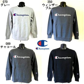 SALE!チャンピオン CHAMPION ベーシック クルーネック スウェット シャツ フロント ロゴ トレーナー 裏起毛 C3-L023/BASIC CREW NECK SWEAT SHIRT FRONT LOGO/M・L・XL