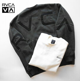 SALE!ルーカRVCAスウェットトレーナー裏起毛FAKE RVCA CREW/BB042-150/メンズ・レディース