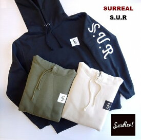 シュルリアル 8.0oz ヘビーブレンド フーディ プルオーバー スウェットパーカー（裏起毛）SURREAL S.U.R T/C Sweat Pullover Hoodie No.198