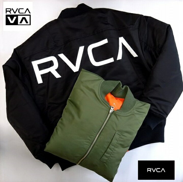 楽天市場】SALE!ルーカ メンズ MA-1 ジャケット RVCA BACK RVCA MA-1 
