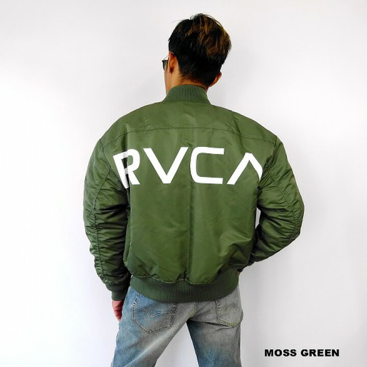 楽天市場】SALE!ルーカ メンズ MA-1 ジャケット RVCA BACK RVCA MA-1 