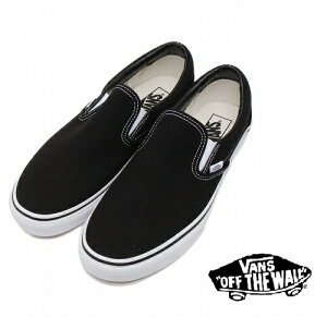 VANS oY fB[X NbVbN Xb| ubN×zCg VANS LADYS CLASSIC SLIP-ON BLACK×WHITE VN000EYEBLK