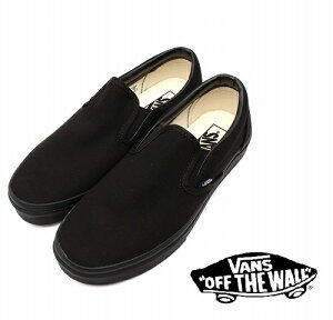 oY fB[X Xb| I[ubN ubN×ubN/VANS LADYS CLASSIC SLIP-ON BLACK×BLACK/VN000EYEBKA