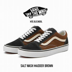 oY fB[X I[hXN[ /VANS LADYs MTE OLD SKOOL SALT WASH MADDER BROWN VN000CY2MDB/K̔X
