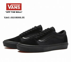 �o���Y �I�[���h�X�N�[�� �u���b�N �X�E�F�[�h���U�[×�L�����o�X/VANS OLD SKOOL DX V36CL+ M.BLACK V