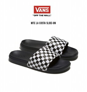 �o���Y ���j�Z�b�N�X ���R�X�^ �X���C�h �I�� �T���_�� �V�����[�T���_�� VANS Mte La Costa Slide-On TRUE WHITE/BLACK VN0A5HF527I