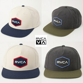 ルーカ RVCA ベースボールキャップ スナップバック ツイルキャップ/RVCA COMMONWEALTH SNAPBACK/BE04A-922/ユニセックス