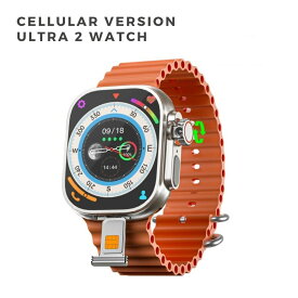 【未使用品】Smart Watch Ultra Wi-Fi+Cellular 49mm ブラック シルバー SIMFREE Andriod 【安心保証3日間】 本体 CCコネクト OEM
