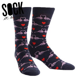 【メール便対応】 ソックス メンズ 靴下 総柄 恐竜 クルーソックス【Happy You Exist(Avail:Seasonal)】 Sock It To Me[ソック イット トゥ ミー] 春 春夏