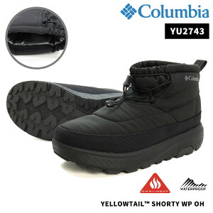 Columbia(コロンビア) 【25秋冬】イエローテイル ショーティー ウォータープルーフ オムニヒート メンズ レディース ブーツ 防水 雪 Black 010 秋 冬