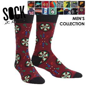 お買い物マラソン MAX2000円OFFクーポン配布中 Sock It To Me[ソック イット トゥ ミー] ソックス メンズ 靴下 クルーソックス 総柄 ブランド 春 春夏