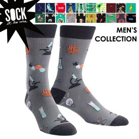 Sock It To Me[ソック イット トゥ ミー] ソックス メンズ 靴下 クルーソックス 総柄 ブランド 秋 秋冬 冬