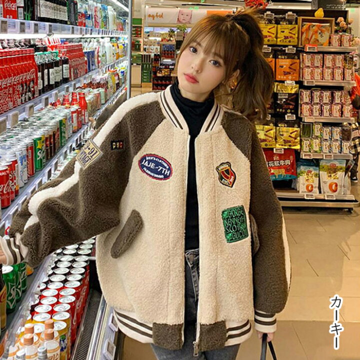楽天市場】フリースコート ボアジャケット ブラウス レディース 秋冬 