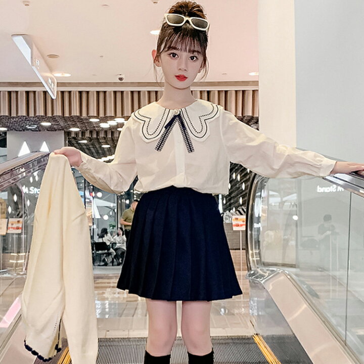 楽天市場】こども服 3点セット ワイシャツ セータージャケット+ 