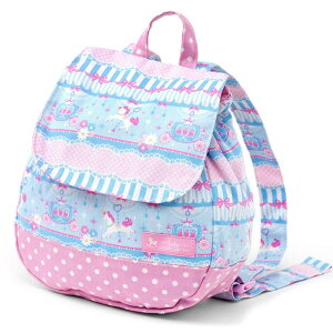 【ラスト!12%OFFクーポン】【ゆうパケット配送】 ベビーリュック レースチュールとメリーゴーランド ライトブルー 1 歳 2 歳 リュック 赤ちゃん ベビーリュックサック 赤ちゃん ベビー 新生