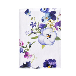 【ゆうパケット配送】 母子手帳カバー フローラルブーケ ブルー 花柄 母子手帳入れ 通帳入れ マルチケース 出産祝い 女の子 a6 母子手帳 ケース ブックカバー お薬手帳 ノート 手帳 文庫 カ