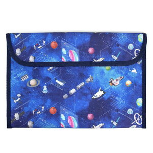 連絡袋 B5サイズ 撥水 軽量タイプ 未来の惑星探査と宇宙船 子供用 男の子 連絡帳 袋 連絡帳入れ B5 小学生 小学校