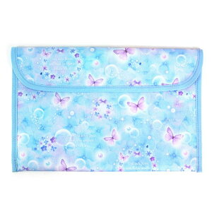 連絡袋 B5サイズ 撥水 軽量タイプ ムーンライトバタフライ 子供用 女の子 連絡帳 袋 連絡帳入れ かわいい B5 小学生 小学校