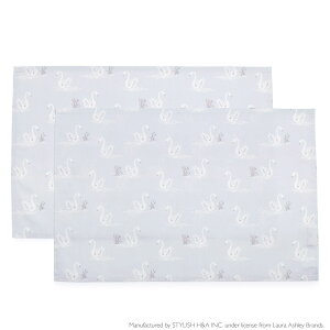 LAURA ASHLEY `}bg 40cm×60cm 2Zbg Swans qp itL wZ ct H `NX e[u NX H `}bg 唻 [W w wZ
