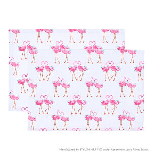 LAURA ASHLEY `}bg 25cm×35cm 2Zbg Pretty Flamingo qp itL wZ ct H `NX e[u NX H `}bg  w wZ
