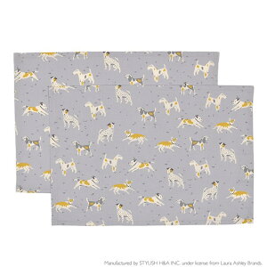 LAURA ASHLEY `}bg 25cm×35cm 2Zbg DOGS qp itL wZ ct H `NX e[u NX H `}bg  w wZ