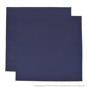 LAURA ASHLEY `NX HitL 45cm×45cm 2Zbg Royal Navy qp itL wZ `}bg H `NX ٓ H `}bg  w wZ