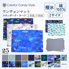 【15日限定OFF＆特典付き】【2枚 3枚セット】 ランチョンマット 小学校 おしゃれ 撥水 子ども用 幼稚園 ランチ マット ナフキン 小学生 給食 ランチクロス テーブル クロス 給食 女の子 かわいい 小学生 スタンダードタイプ