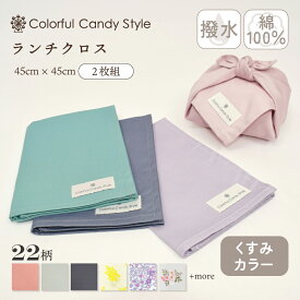 【最大1048円OFF限定特価】ランチクロス 給食ナフキン 2枚セット スタンダードランチョンマット くすみカラー くすみ無地 ランチ クロス ナフキン 小学校 給食 お弁当包み テーブル クロス 給食 ランチ マット おしゃれ 小学校