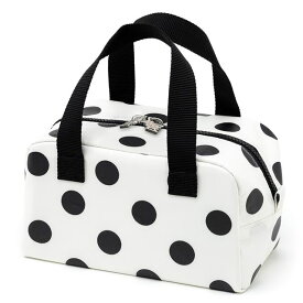 保温・保冷バッグ polka dot large(broadcloth・white)【保温・保冷離乳食ケース】(赤ちゃん ベビー 出産祝い男の子 女の子) 小学校