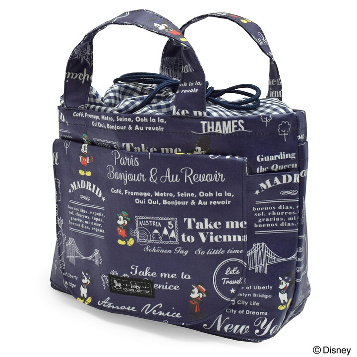 楽天市場 ディズニー おむつポーチ 巾着トートタイプ Mickey Mouse Let S Travel ミッキーマウス Colorful Candy Style