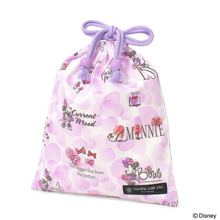 楽天市場 ゆうパケット配送 ディズニー 巾着 中 マチ無し給食袋 Minnie Mouse Eau So Chic ミニーマウス 子供用 巾着袋 中 小学校 お 袋 袋 給食 袋 小学生 入学 道具袋 巾着 マチ 幼稚園 かわいい 入園準備 入園グッズ