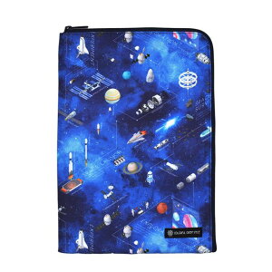 【10%OFFクーポン配布中】連絡袋 A4 サイズ 撥水 軽量 未来の惑星探査と宇宙船 連絡帳 袋 連絡帳入れ 小学生 小学校 かわいい A4 小学校