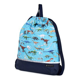 ナップサック キルティング マチ付き 撥水 ノーアイロン リフレクター 恐竜ワールド 子供用 巾着 体操着入れ 子供 キッズ お着替え袋 ランドセルの上から 体操服入れ 体操服袋 小学生 小学校