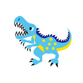 お名前シール (my目じるし アイロンタイプ 148ピース)ティラノサウルス 子供用 入園準備 入学準備 名前 ラベル シール 幼児 子供 ネームラベル 小学校