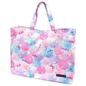 【夏割限定プライス】プールバッグ スクエアタイプ 撥水 軽量タイプ ふわふわキュートなキャンディポップ 子供用 キッズ スクエア おしゃれ ラミネートバッグ 防水 レッスンバッグ 水泳バッグ 手提げ 撥水 小学生 幼稚園 子供 キッズ ビニールバッグ 小学校