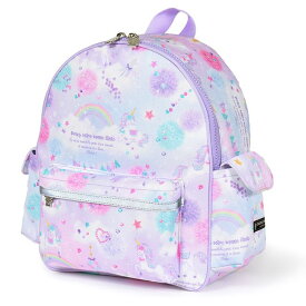 通園リュック リフレクター付き 撥水 軽量 ユニコーンファンタジー 子供用 子供 子ども リュック リュックサック 通園バッグ 幼稚園バッグ 自立リュック チェストベルト 遠足 旅行 幼稚園 保育園 幼児 女の子 防災 小学校
