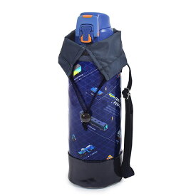 【Xmas割引40％OFF】水筒カバー ラージタイプ クルマ社会の交通インフラ 子供用 水筒カバー ショルダー 子供 ラージ 水筒 カバー 肩掛け 水筒 ケース ボトルカバー 水筒ケース 800ml 1リットル 小学校