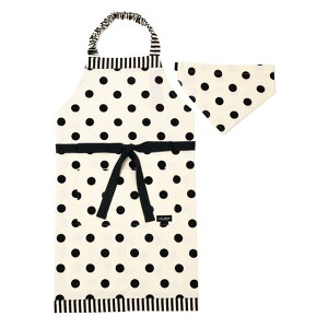 �A�E�g���b�g decor PolkaDot �G�v���� 130-160�T�C�Y polka dot large(twill white)×narrow stripe(twill black)