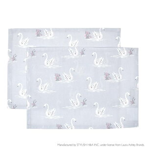 LAURA ASHLEY `}bg 25cm×35cm 2Zbg Swans qp itL wZ ct H `NX e[u NX H `}bg  w wZ