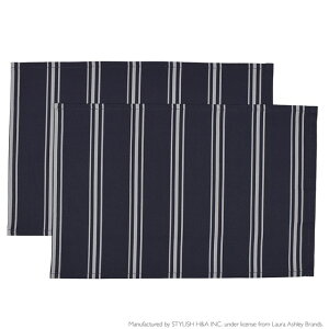yʊ30%OFFzLAURA ASHLEY `}bg 25cm×35cm 2Zbg Farnworth Stripe qp itL wZ ct H `NX e[u NX H `}bg  w wZ