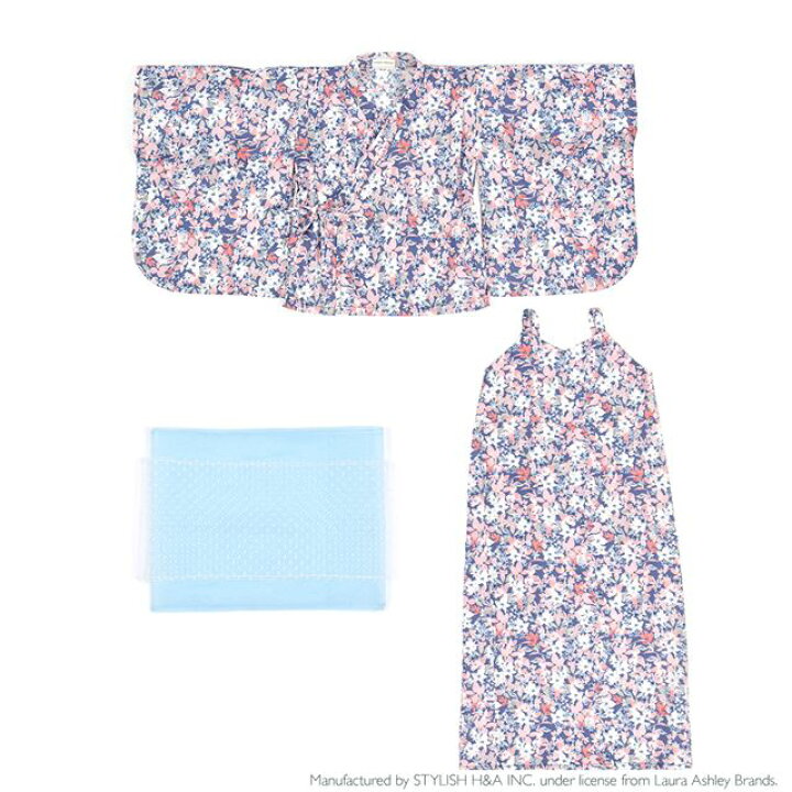 楽天市場】【即日発送】【LAURA ASHLEY 浴衣4点セット Floret 110 