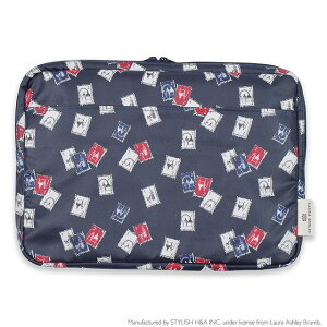 LAURA ASHLEY p\RP[X 13.3C` Stamps Navy m[gp\R Ci[P[X X[uP[Xpc ~l[g 킢 