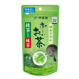 【伊藤園 お～いお茶 抹茶入り緑茶　100g入】■こちらの商品はソフトドリンク類とは同梱できません。茶葉　お茶　緑茶　伊藤園 おーいお茶 抹茶