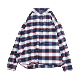 WILLY CHAVARRIA / ウィリーチャバリア BIG WILLY DRESS SHIRT RED PLAID シャツ 長袖 シャツ チェック CHECK ウール 送料無料当店通常価格：37,950円(税込)