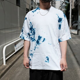 SOWBOW 蒼氓 / KIRISHIMA S/S TEE made by B&G INDIGO TYE DYE 送料無料