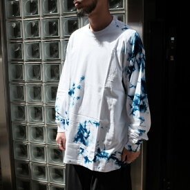 SOWBOW 蒼氓 / MIYAKONOJO LS T made by B&G INDIGO TYE DYE 送料無料