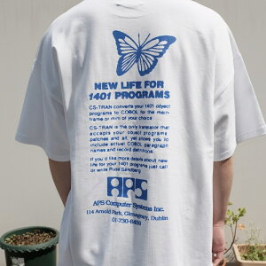 ARNOLD PARK STUDIOS / BUTTERFLY LOGO SHORT SLEEVE WHITE 25SS ��������